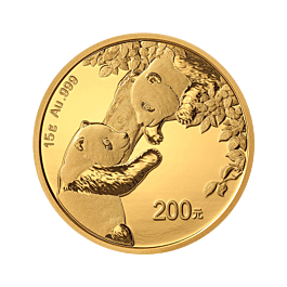 15 gram gouden munt Panda 2023