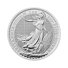 1 troy ounce Britannia zilveren munt 2024
