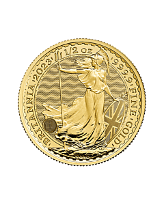 1/2 troy ounce gouden Britannia munt 2023 of 2024