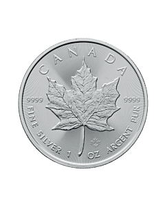 Nieuwe zilveren Maple Leaf munt 2022