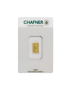 1 gram goudbaar C. Hafner