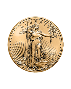 1/4 Troy ounce gouden American Eagle 2023 voorzijde