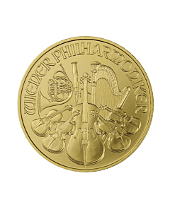 Voorzijde 1 troy ounce gouden Philharmoniker 2024